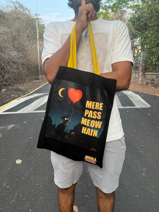 Totebag - Mere Paas Meow Hain